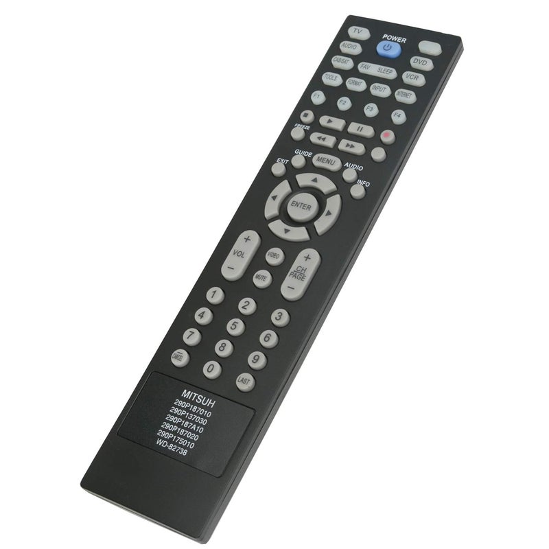 Beyution New 6in1 Remote Control 290P187010 290P137010 290P187A10 290P187020 290P175010 WD-82738 fit for Mitsubishi WD-60C9 WD-65C9 WD-73C9 LT-40151 LT-40153 LT-40164 LT-46151 LT-46153 LT-46164 LT-46265 - Image 3